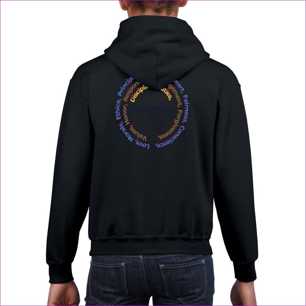 S Black - Stature & Character Youth Heavy Blend Hooded Sweatshirt - Kids Hoodies at TFC&H Co.
