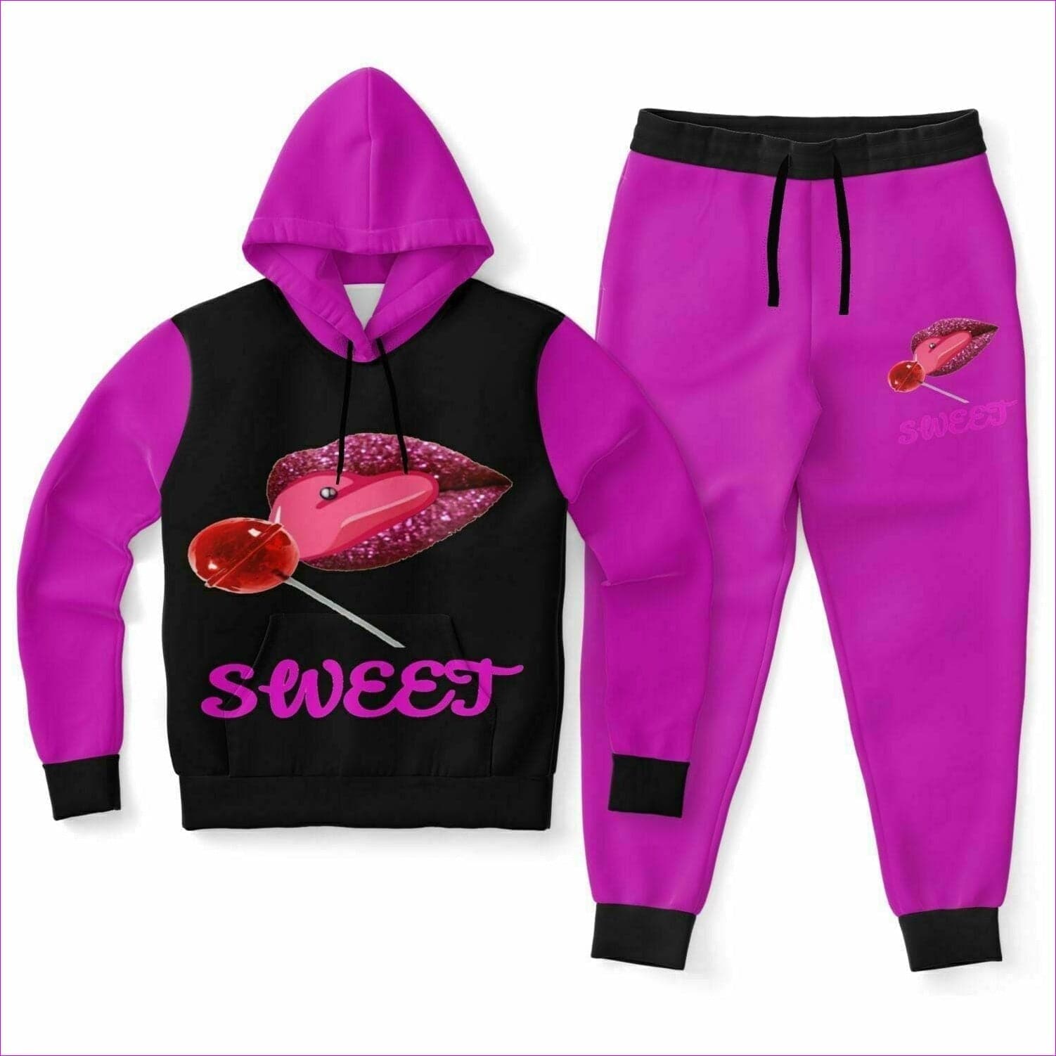 4XL - Sweet Clothing Premium Women's Sweatsuit - Fashion Hoodie & Jogger - AOP at TFC&H Co.
