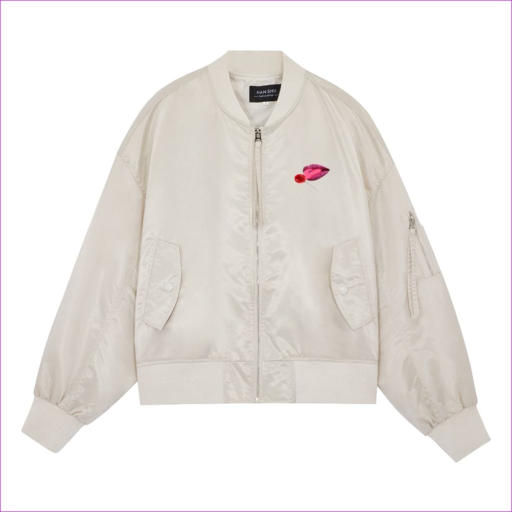 Satin baseball hot sale jacket womens