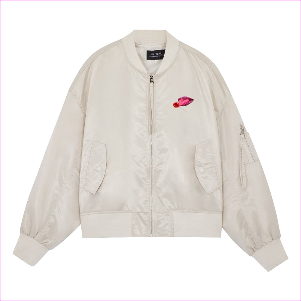 - Sweet Clothing Satin Baseball Jacket - womens jacket at TFC&H Co.