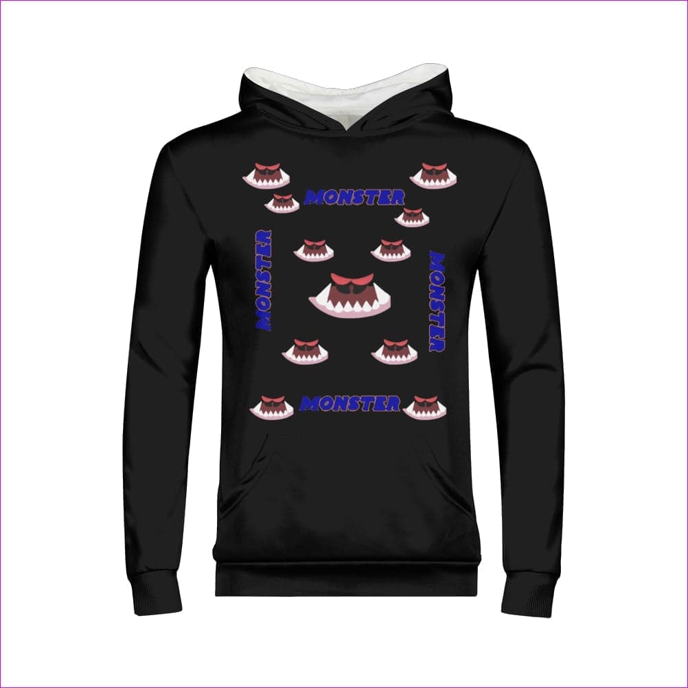 black Teacher's Pet Monster Kids Kids Hoodie - kids hoodie at TFC&H Co.