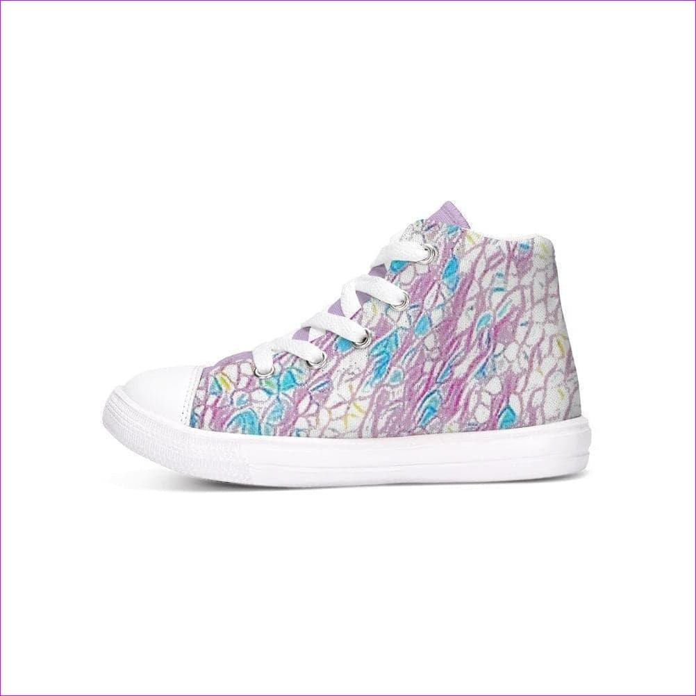 Teacher's Pet: Royal Pallette Kids Hightop Canvas Shoe - Kids Shoes at TFC&H Co.