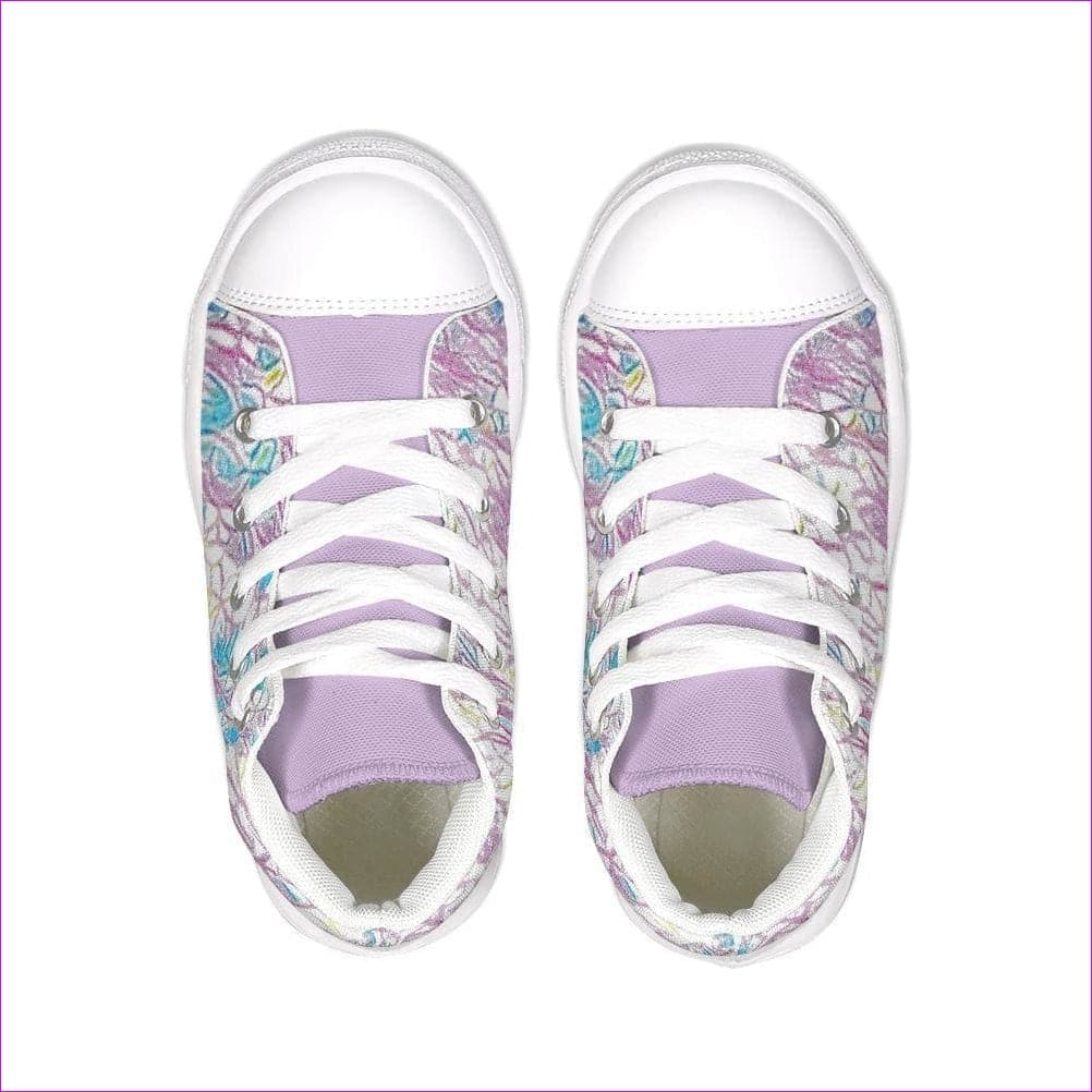 Teacher's Pet: Royal Pallette Kids Hightop Canvas Shoe - Kids Shoes at TFC&H Co.