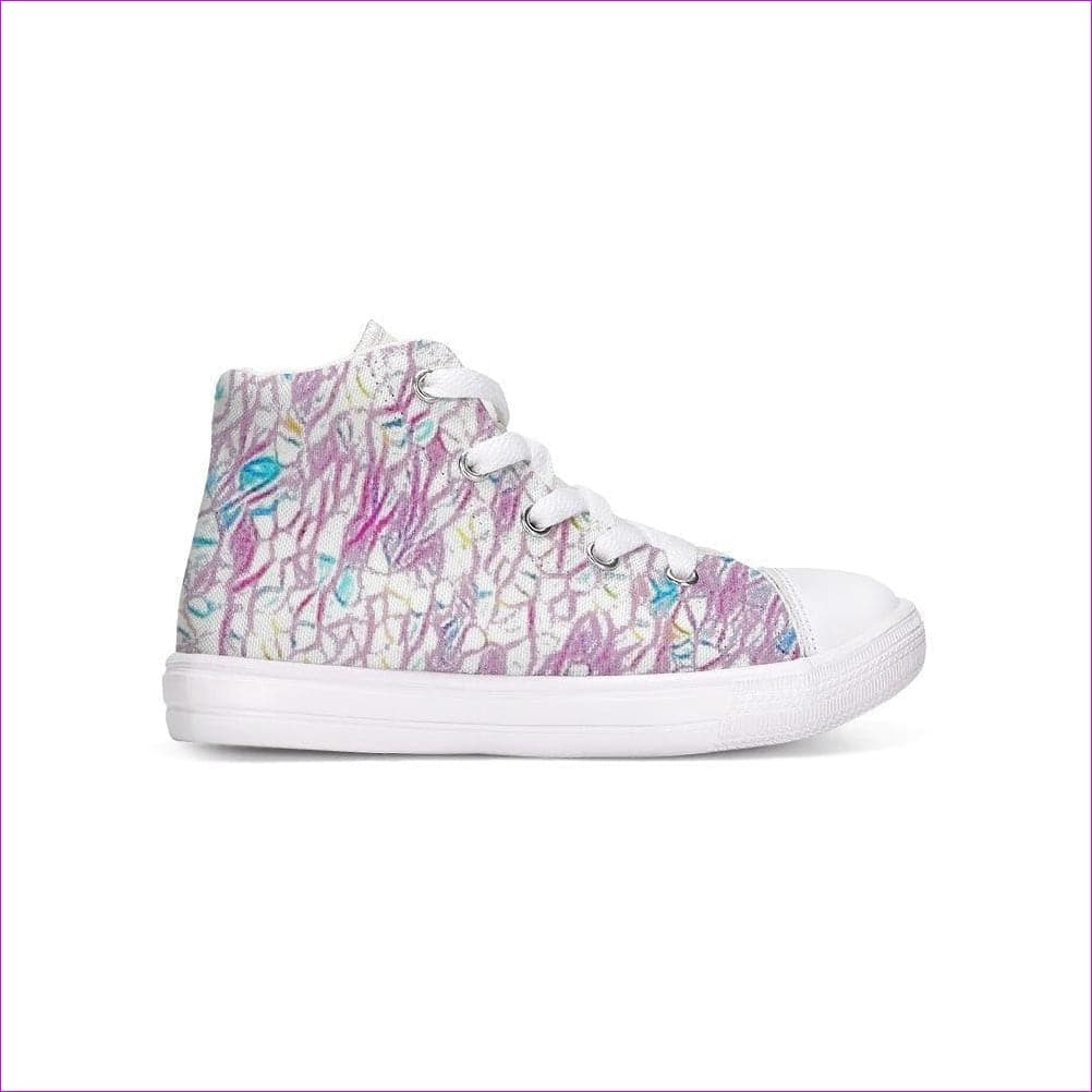 Teacher's Pet: Royal Pallette Kids Hightop Canvas Shoe - Kids Shoes at TFC&H Co.