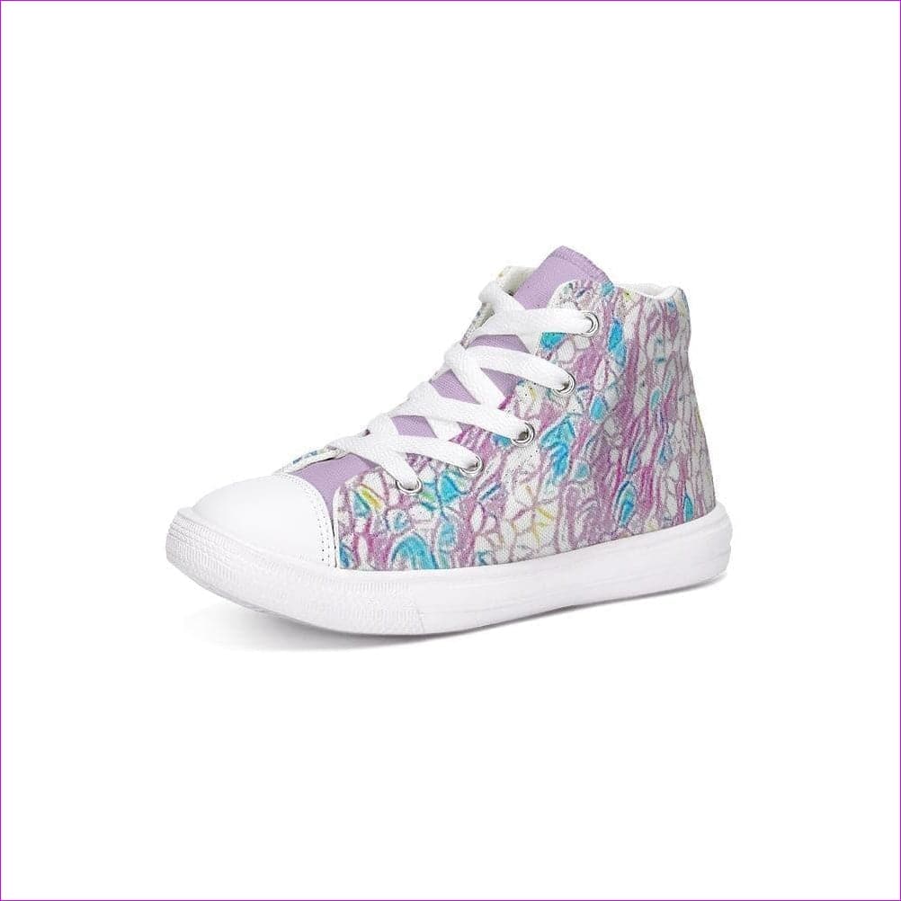 Teacher's Pet: Royal Pallette Kids Hightop Canvas Shoe - Kids Shoes at TFC&H Co.