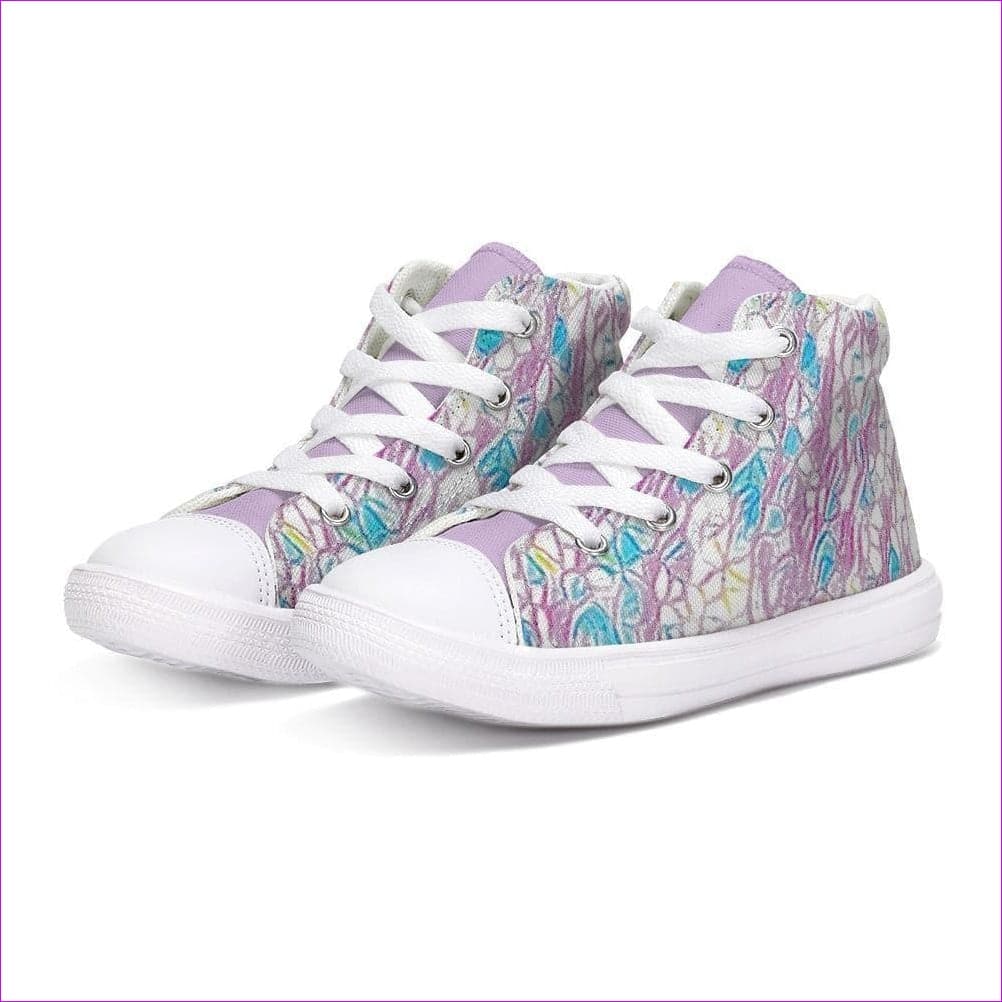 Teacher's Pet: Royal Pallette Kids Hightop Canvas Shoe - Kids Shoes at TFC&H Co.
