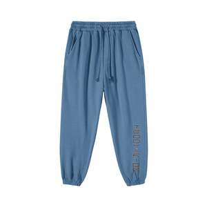 Slate Blue - Teddy Ride 420GSM Unisex Super Heavyweight Washed Baggy Sweatpants - unisex sweatpants at TFC&H Co.