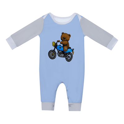 - Teddy Ride Infant Long Sleeve Romper - infant onesie at TFC&H Co.