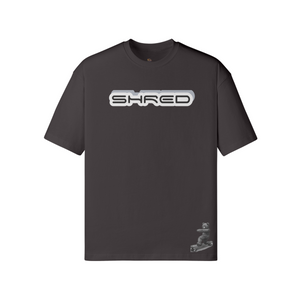 DARK GRAY - Teddy Ride Shred 190GSM Unisex Loose T-shirt - Unisex T-Shirt at TFC&H Co.
