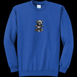 Unisex Crewneck Sweatshirt Royal-Blue - Teddy Ride Unisex Crewneck Sweatshirt - unisex sweatshirt at TFC&H Co.