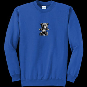 Unisex Crewneck Sweatshirt Royal-Blue - Teddy Ride Unisex Crewneck Sweatshirt - unisex sweatshirt at TFC&H Co.
