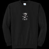 Unisex Crewneck Sweatshirt Black - Teddy Ride Unisex Crewneck Sweatshirt - unisex sweatshirt at TFC&H Co.