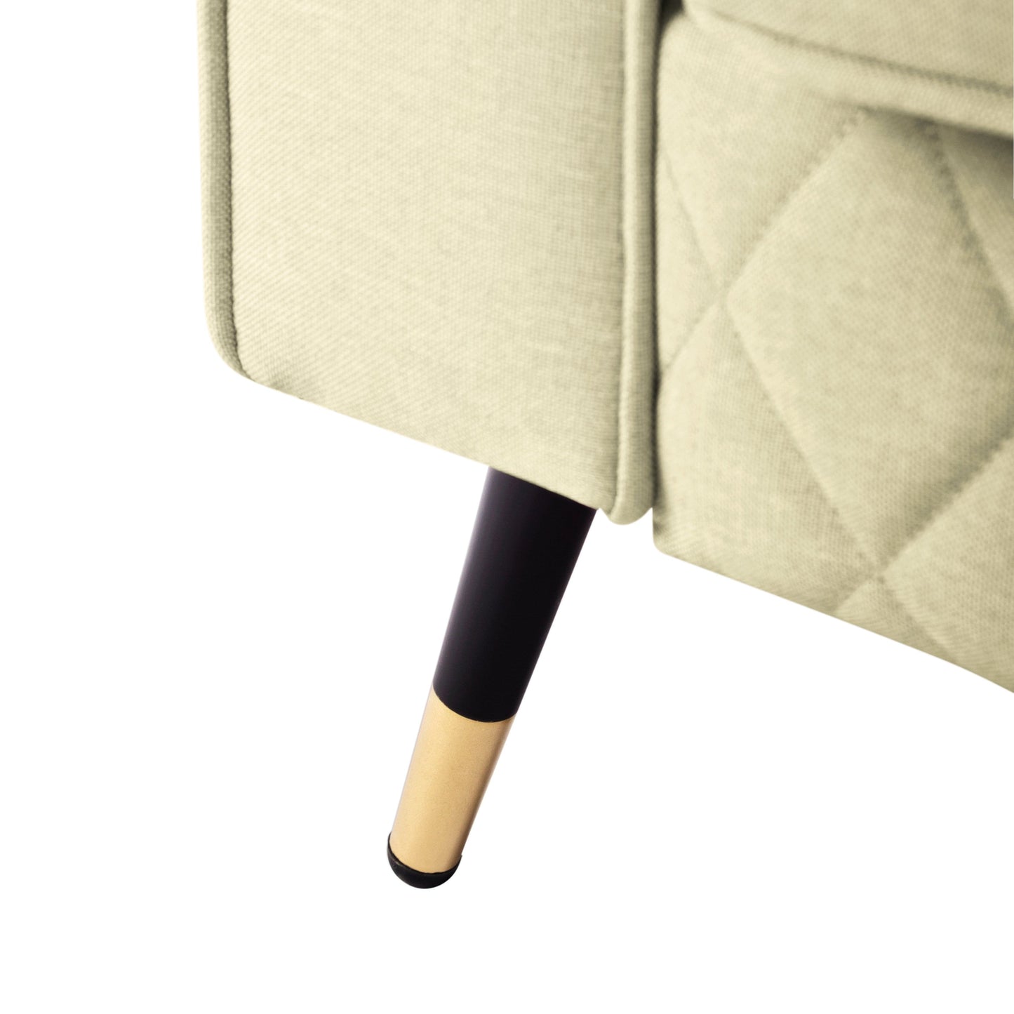 TFC&H Co. 56.5” Square Arm Loveseat - Beige- Ships from The US - loveseat at TFC&H Co.