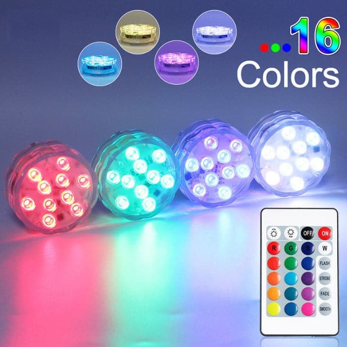 TFC&H Co. Mobile Coffee Table with LED light & Remote Control - Black- Ships from The US - coffee table at TFC&H Co.