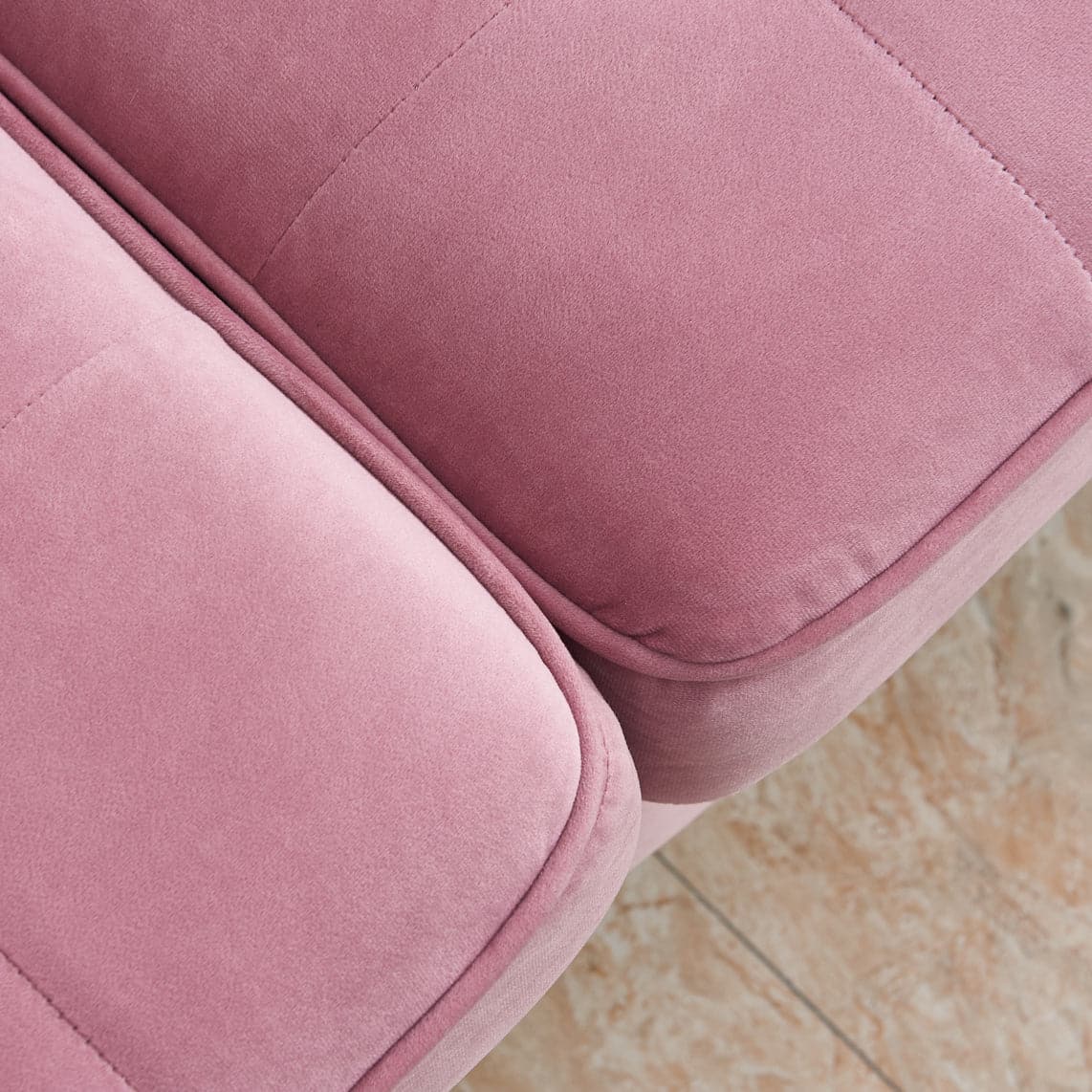 TFC&H Co. Modern Velvet Fabric Sofa 71" - Pink- Ships from The US - sofa at TFC&H Co.