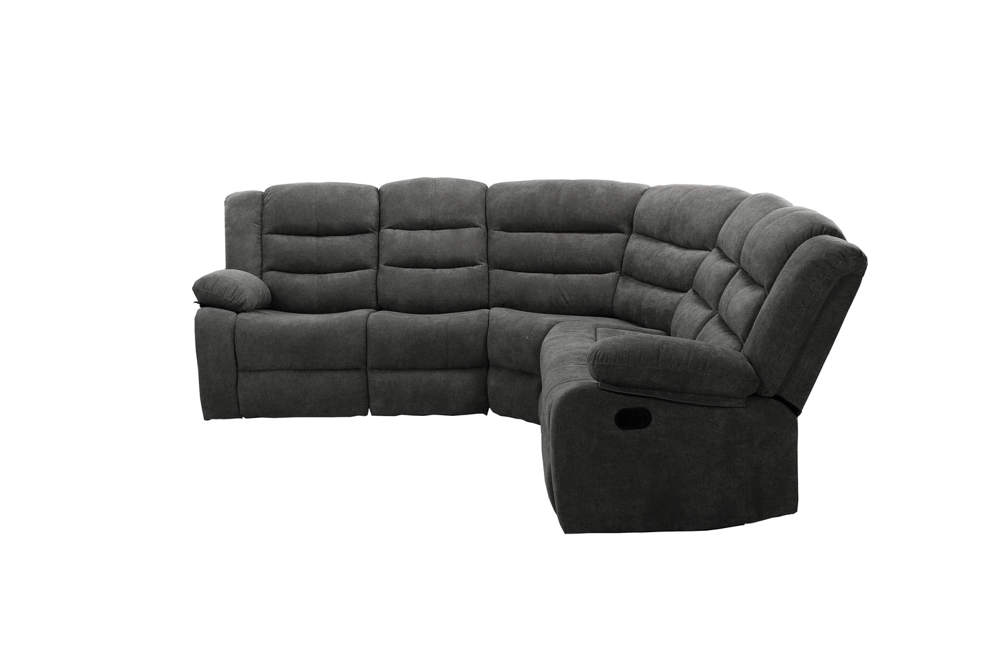 TFC&H Co. Sectional Manual Recliner Living Room Set - Dark Grey- Ships from The US - sectional at TFC&H Co.