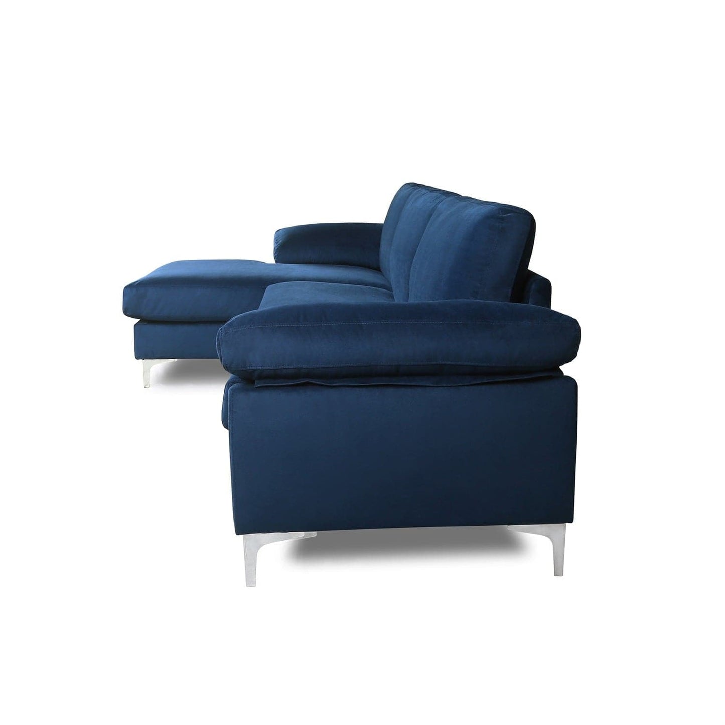 TFC&H Co. SECTIONAL SOFA VELVET LEFT HAND FACING - NAVY BLUE- Ships from The US - sectional at TFC&H Co.