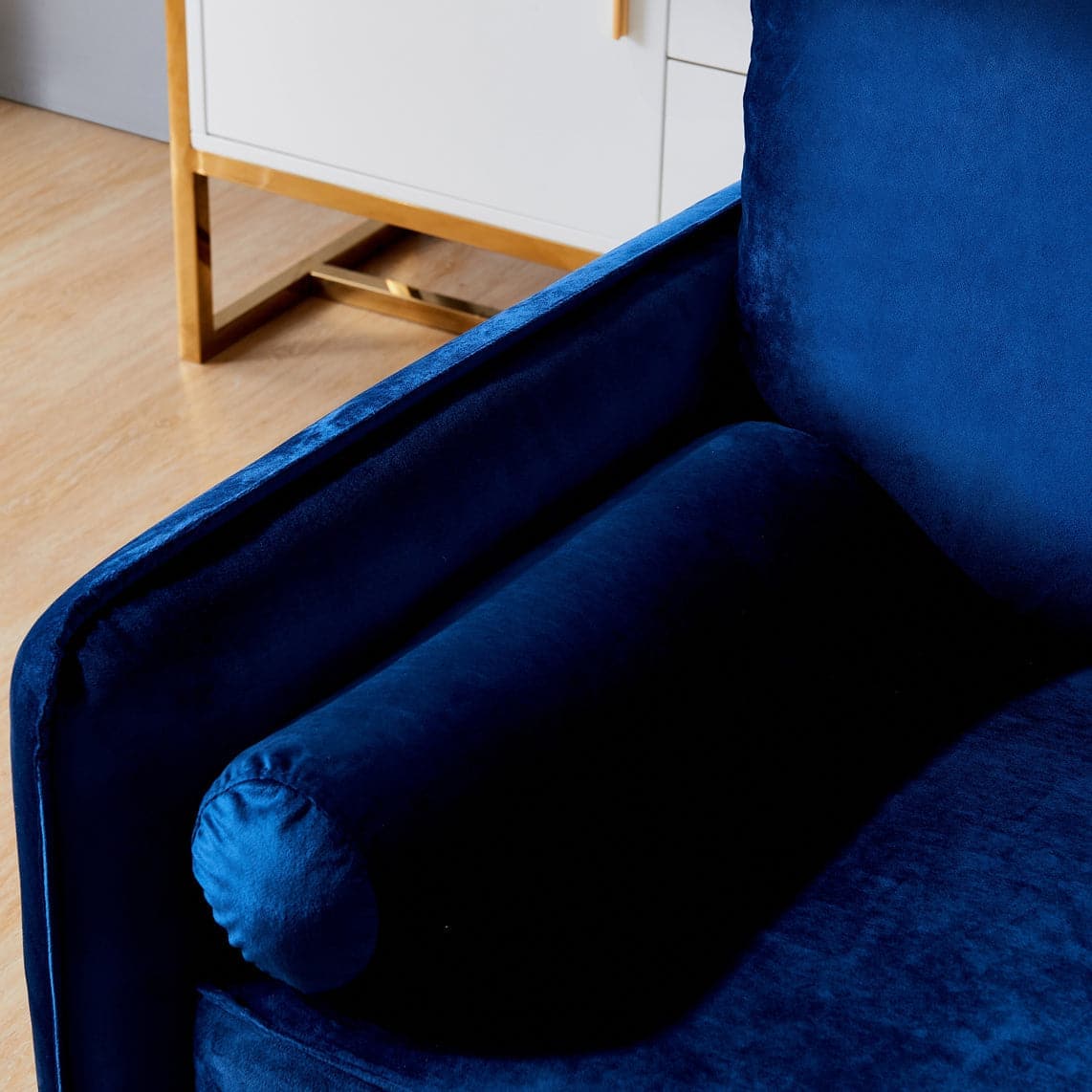 TFC&H Co. Velvet Fabric Sofa w/ Pocket - 71‘’Blue- Ships from The US - sofa at TFC&H Co.