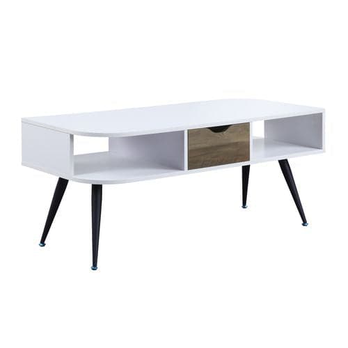 TFC&H Co. White & Black Finish Coffee Table- Ships from The US - coffee table at TFC&H Co.