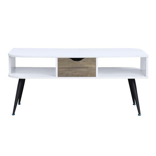 TFC&H Co. White & Black Finish Coffee Table- Ships from The US - coffee table at TFC&H Co.