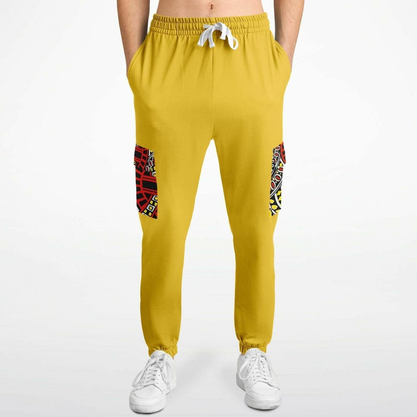 Top Deck Premium Unisex Cargo Sweatpants - Mustard - Fashion Cargo Sweatpants - AOP at TFC&H Co.