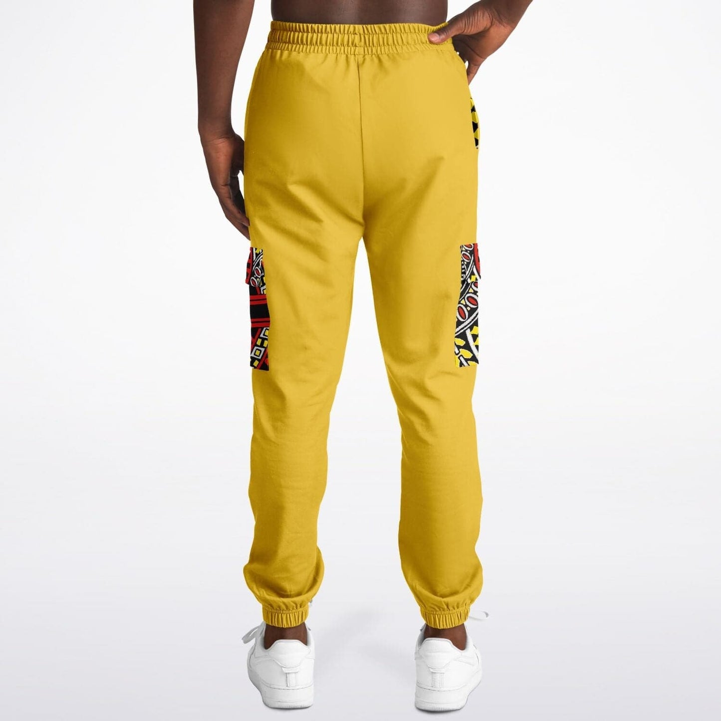 Top Deck Premium Unisex Cargo Sweatpants - Mustard - Fashion Cargo Sweatpants - AOP at TFC&H Co.