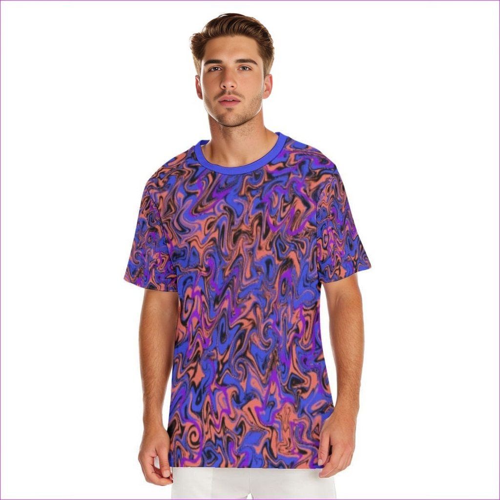 multi-colored Trip Men's O-Neck T-Shirt | 100% Cotton - Men's T-Shirts at TFC&H Co.
