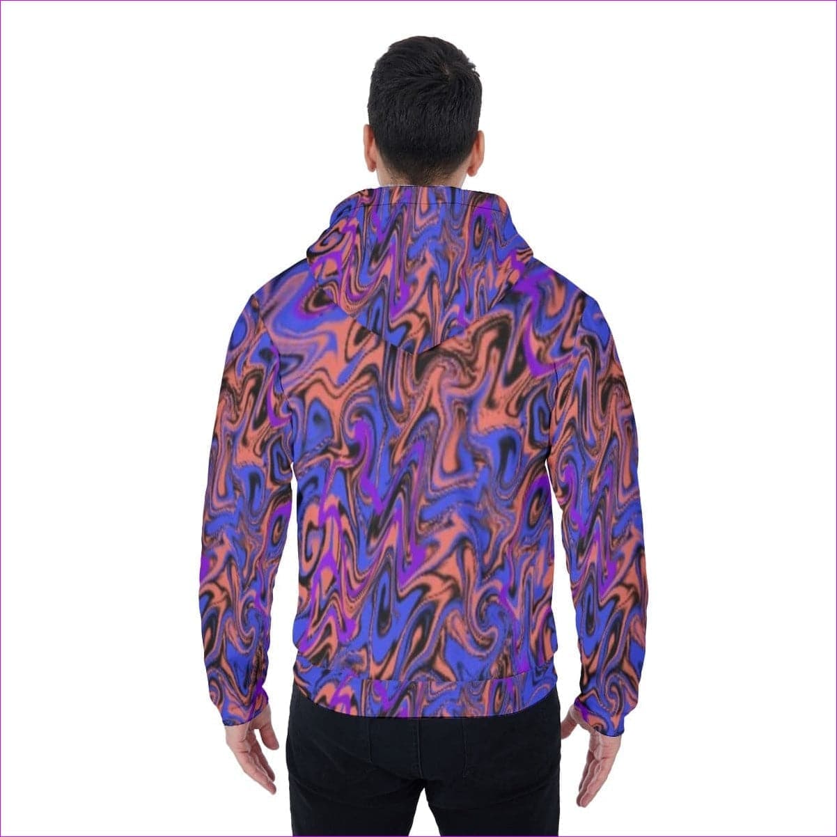 Trip Men's Sherpa Fleece Zip Up Hoodie - men's sherpa hoodie at TFC&H Co.