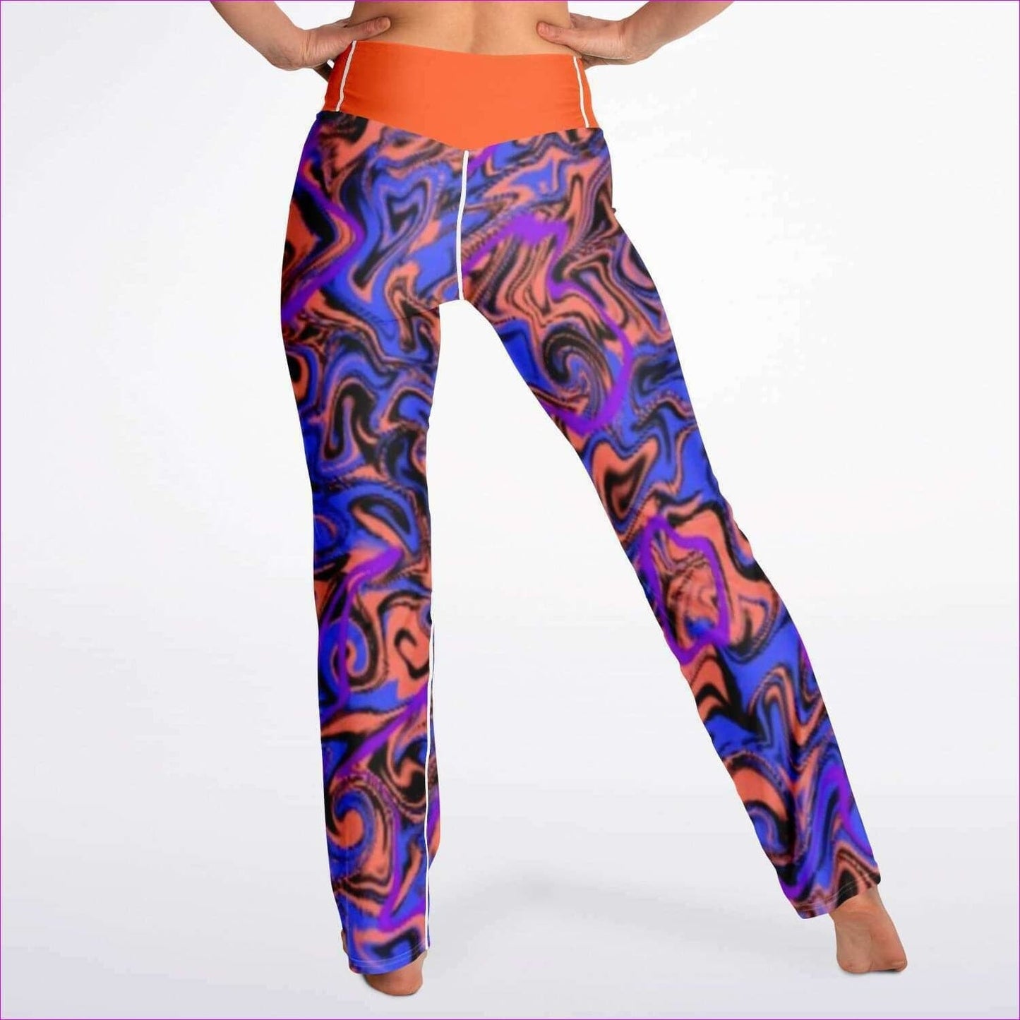 Trip Premium Women's Flare Leggings - Flare Leggings - AOP at TFC&H Co.