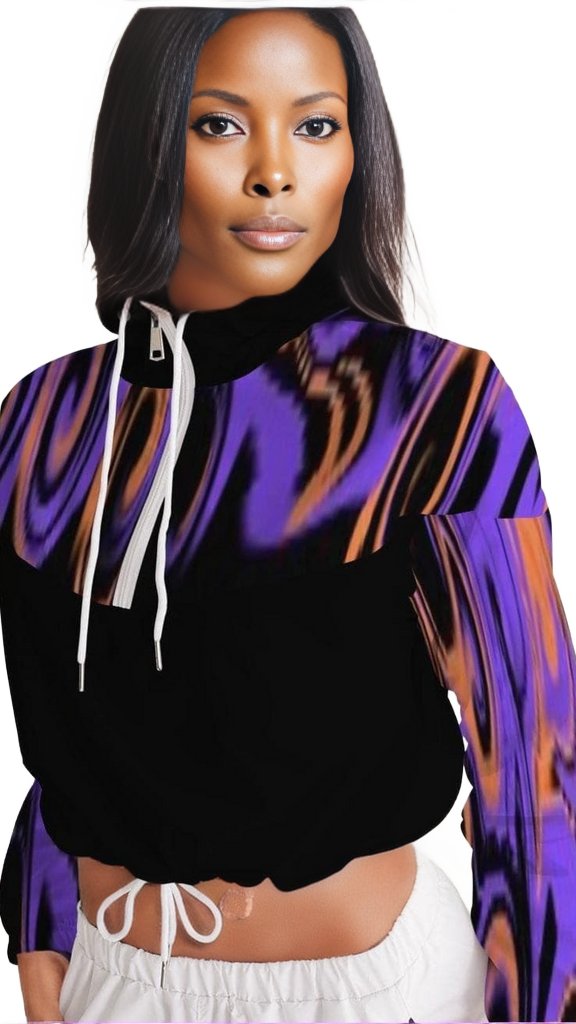 Trip Women's Cropped Windbreaker - women's cropped windbreaker at TFC&H Co.