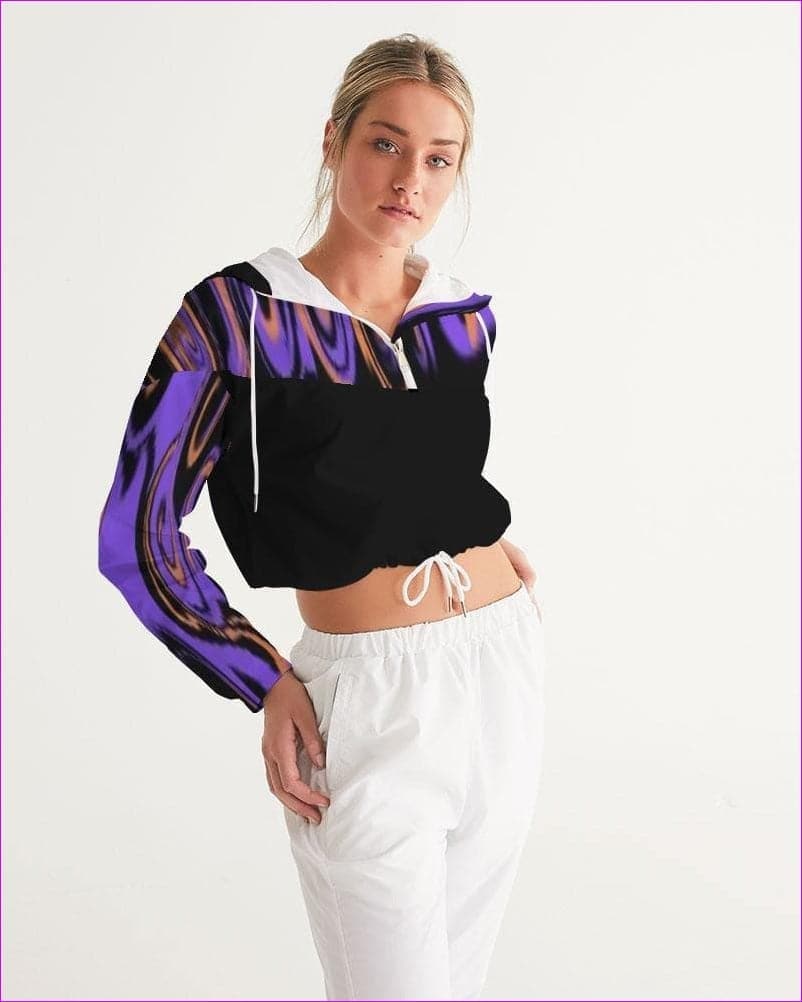 Trip Women's Cropped Windbreaker - women's cropped windbreaker at TFC&H Co.