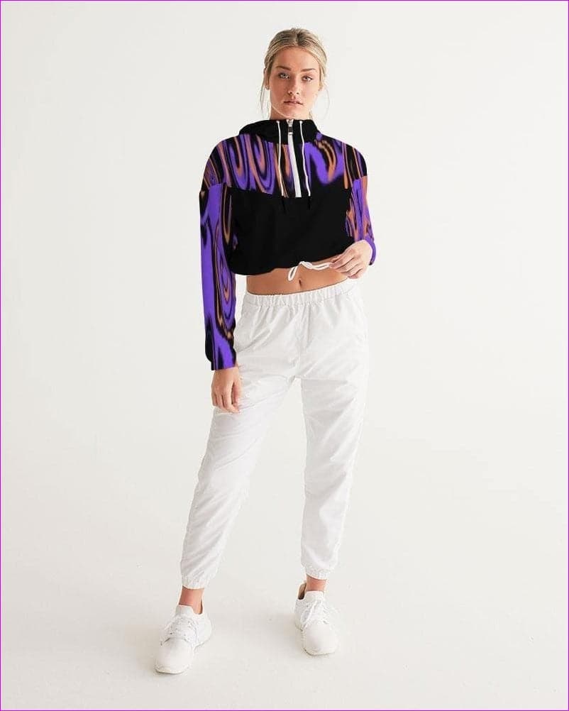 Trip Women's Cropped Windbreaker - women's cropped windbreaker at TFC&H Co.