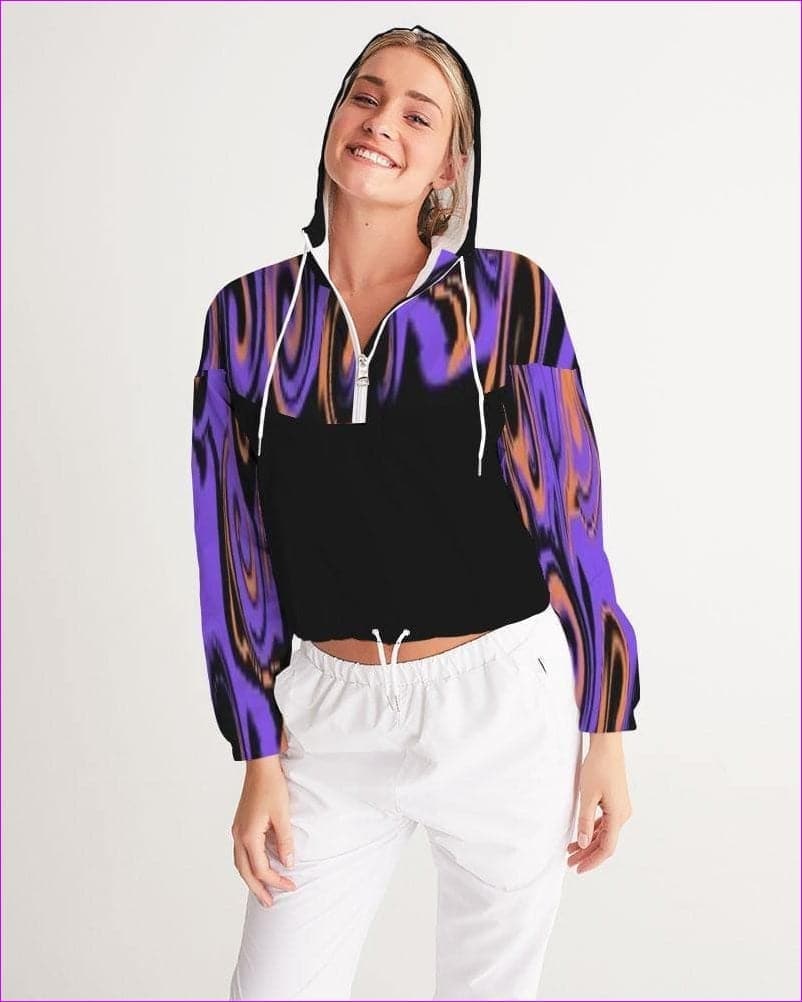 Trip Women's Cropped Windbreaker - women's cropped windbreaker at TFC&H Co.
