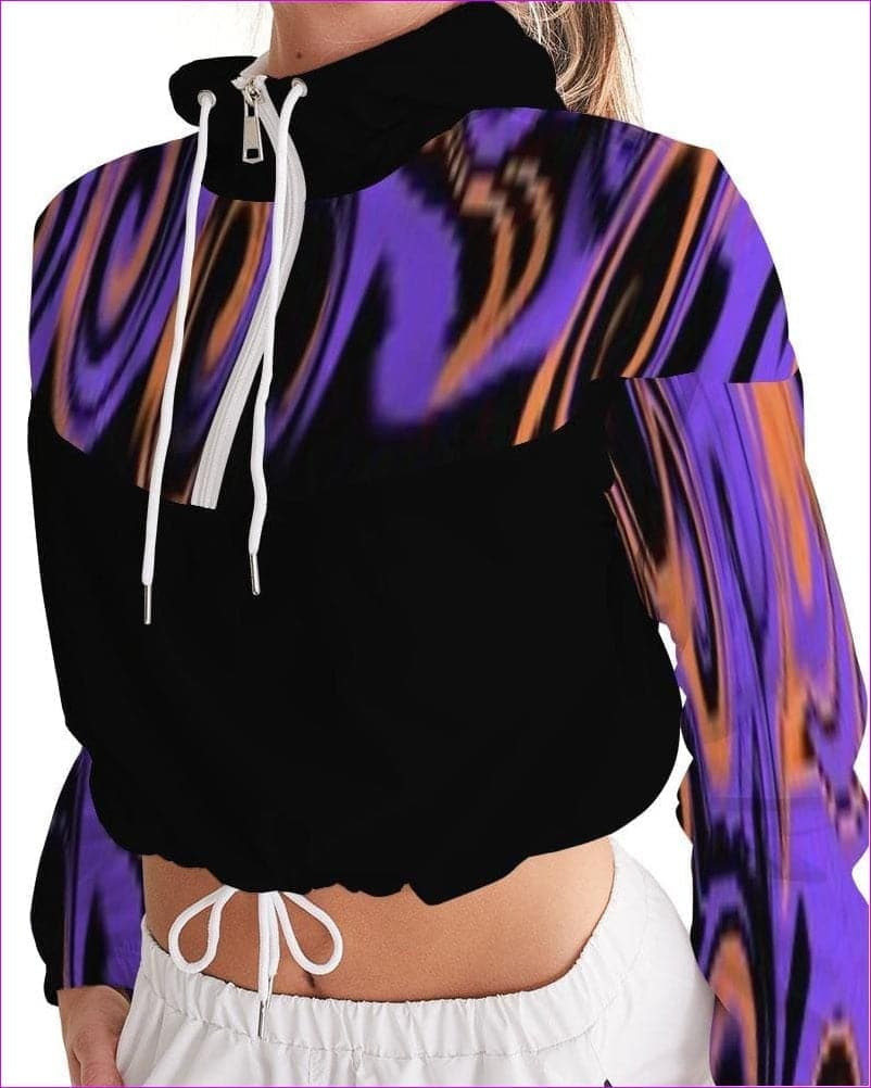 Trip Women's Cropped Windbreaker - women's cropped windbreaker at TFC&H Co.