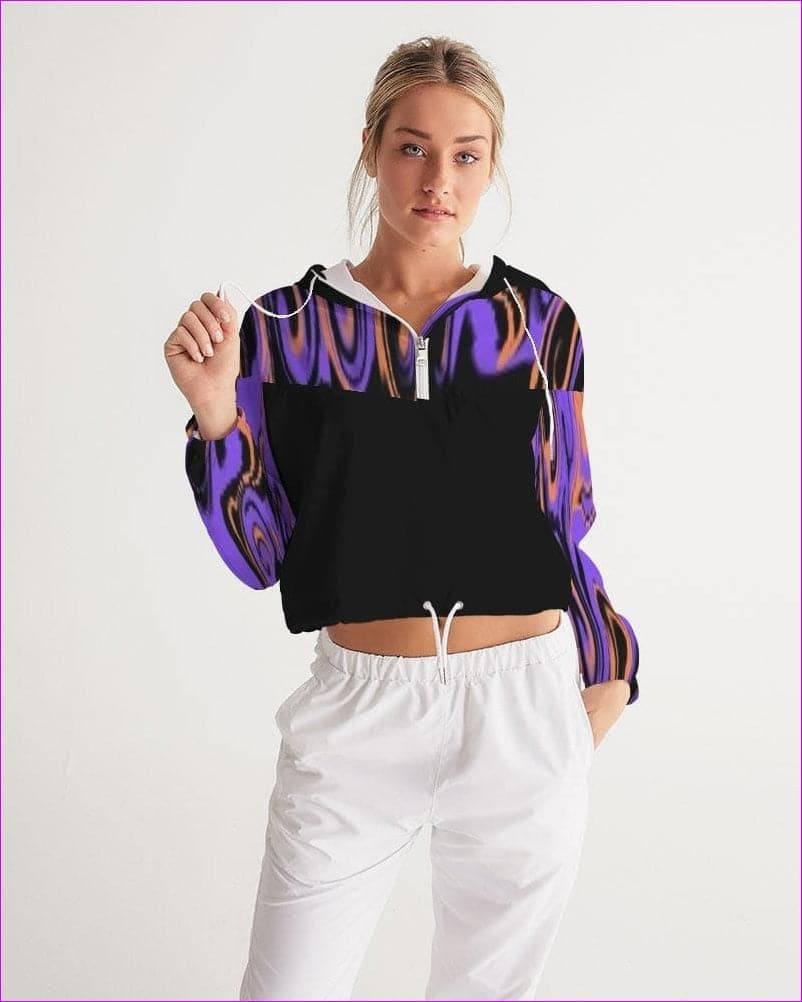 Trip Women's Cropped Windbreaker - women's cropped windbreaker at TFC&H Co.