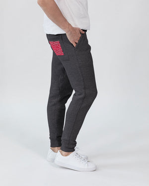- TSWG Repeat - Red Unisex Premium Fleece Joggers | Lane Seven - Ships from The US - Bottoms at TFC&H Co.