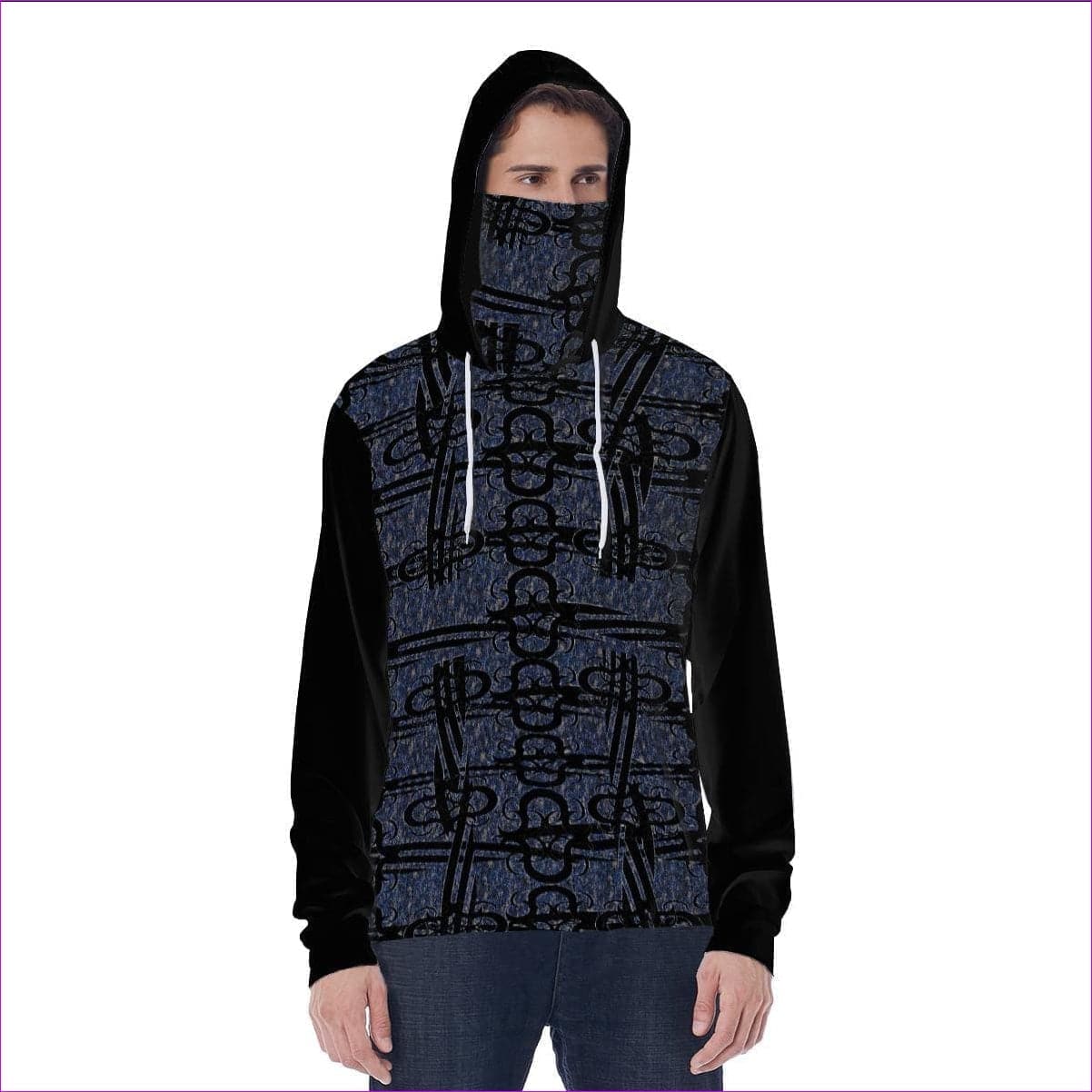 TSWG (Tough Smooth Well Groomed) Aros Men's Hoodie w/ Built in Mask - men's hoodie at TFC&H Co.