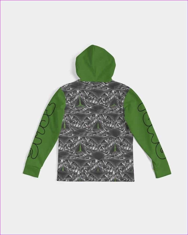 green TSWG (Tough Smooth Well Groomed) Black Ice Men's Hoodie - men's hoodie at TFC&H Co.