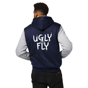 - Ugly Fly Men's Thick Plush Zippered Hoodie Coat - 4 colors - mens coat at TFC&H Co.