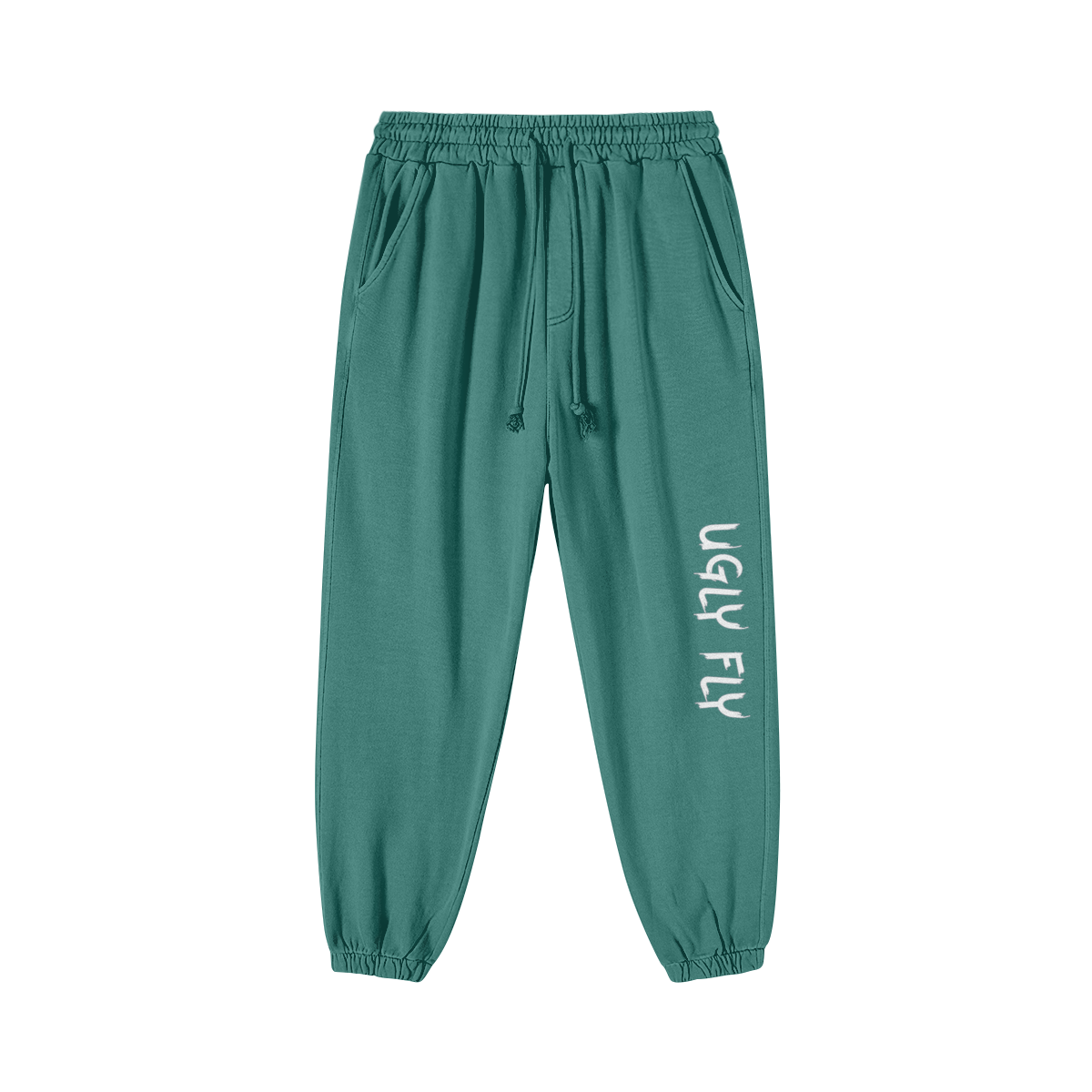 Wintergreen Dream - Ugly Fly Unisex Super Heavyweight Washed Baggy Sweatpants - unisex sweatpants at TFC&H Co.