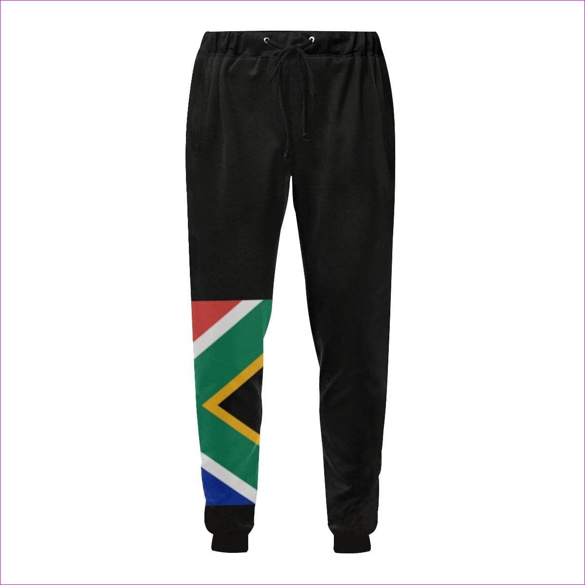 African Flag Casual Baggy Slacks (Model L11) - US, ZA, CA Flag Top & Pants Set or Seperate - mens top & pants set at TFC&H Co.