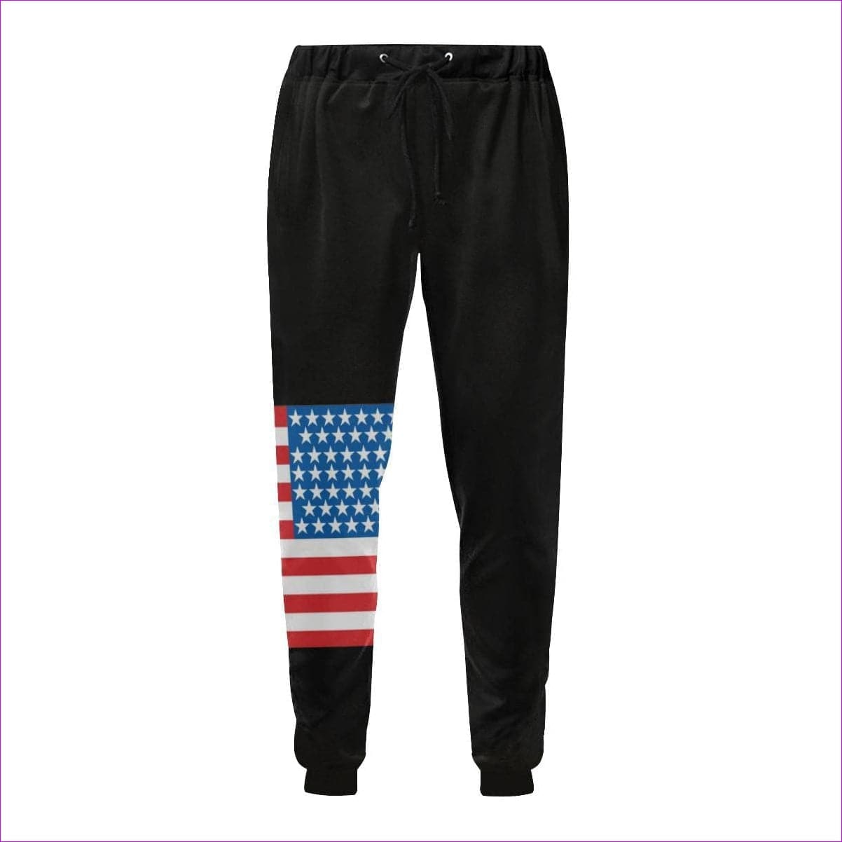 Usa Flag Casual Baggy Slacks (Model L11) - US, ZA, CA Flag Top & Pants Set or Seperate - mens top & pants set at TFC&H Co.