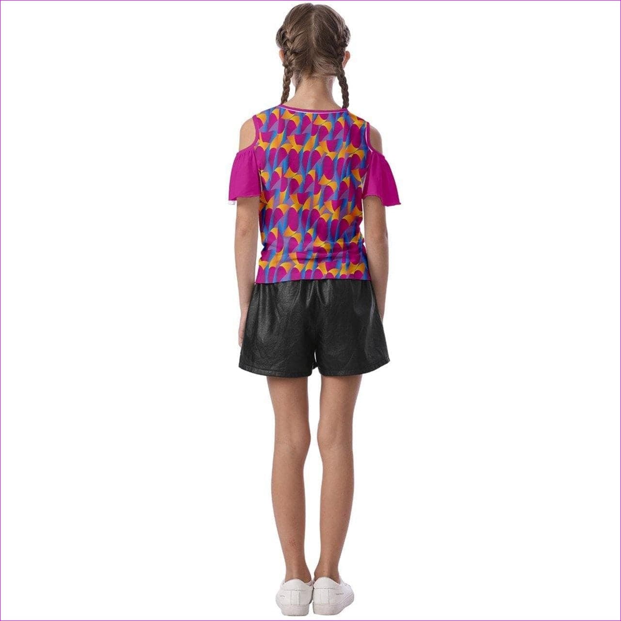Vibrant Thang Kids Butterfly Cutout Tee - kid's top at TFC&H Co.