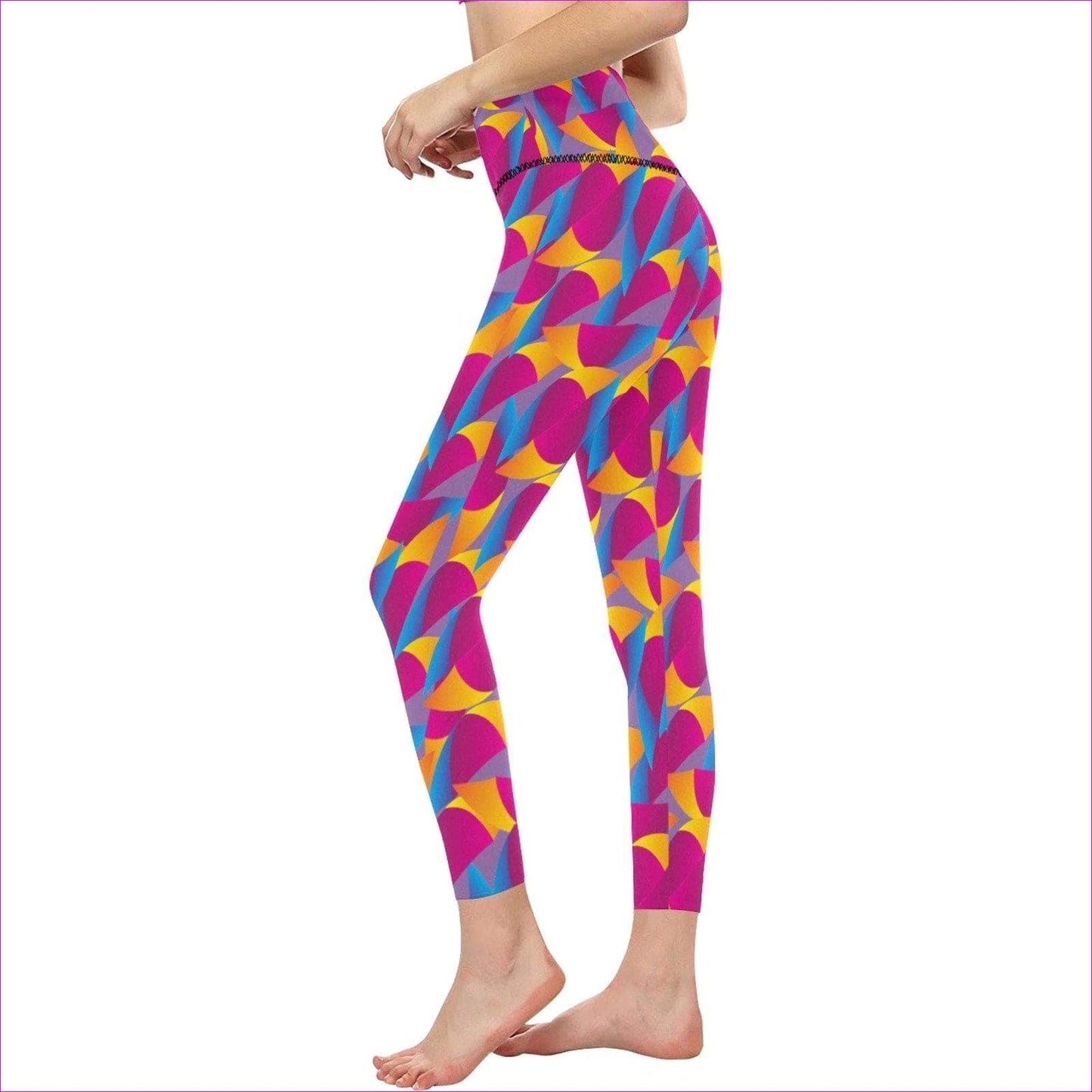 Vibrant Thang Women's High-Waisted Leggings - women's leggings at TFC&H Co.