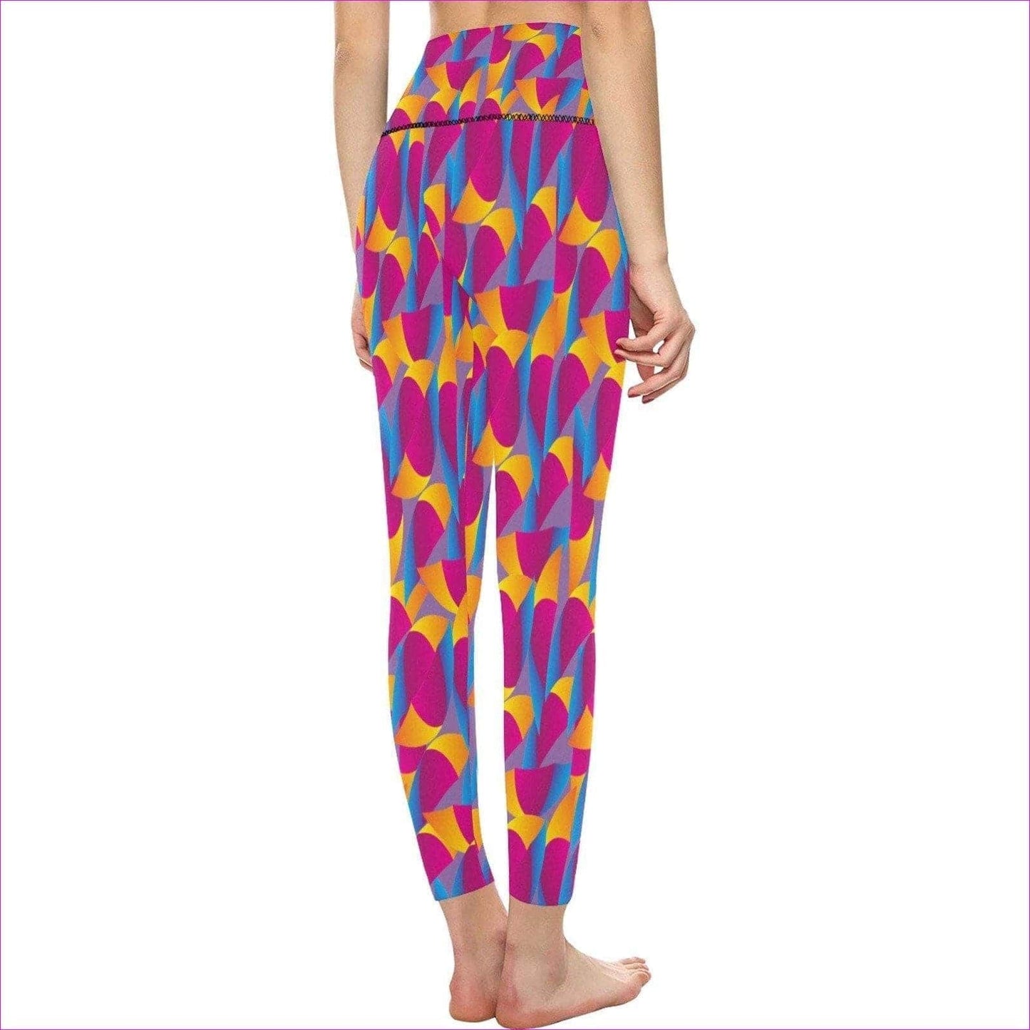 Vibrant Thang Women's High-Waisted Leggings - women's leggings at TFC&H Co.