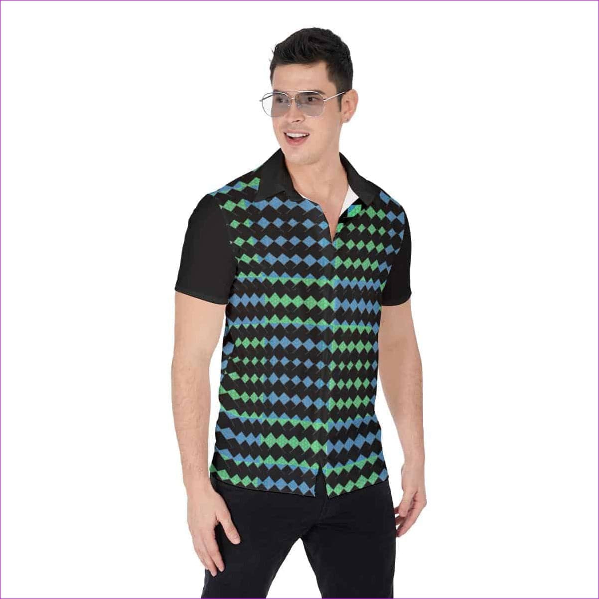 Vitral Men's Button-Up Shirt - men's button-up shirt at TFC&H Co.
