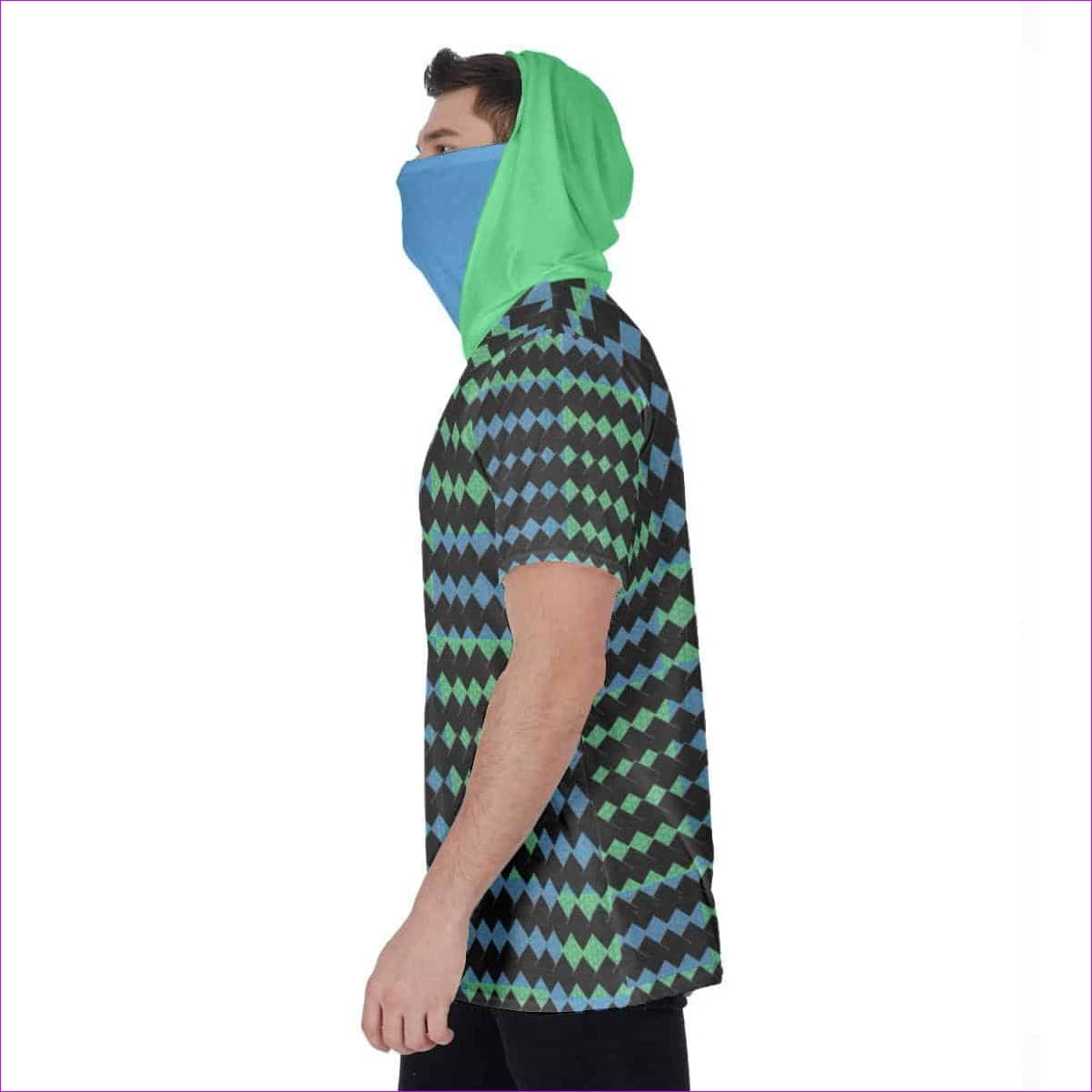 Vitral Men's T-Shirt With Mask - Men's Hoodies at TFC&H Co.