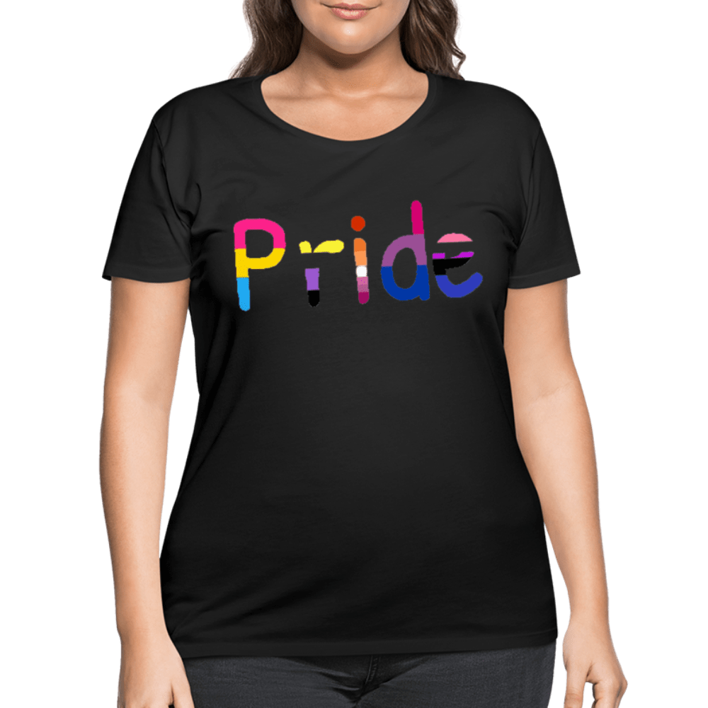 Women’s Curvy Pride T-Shirt - Women’s Curvy T-Shirt | LAT 3804 at TFC&H Co.