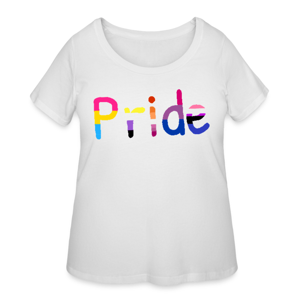 Women’s Curvy Pride T-Shirt - Women’s Curvy T-Shirt | LAT 3804 at TFC&H Co.