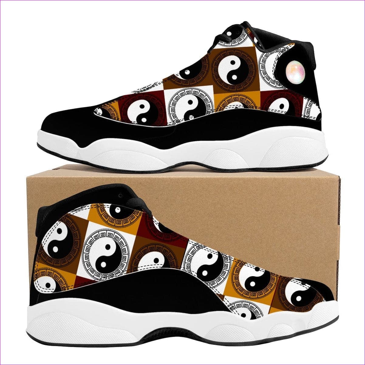 Yin & Yang Basketball Shoes - unisex basketball shoes at TFC&H Co.